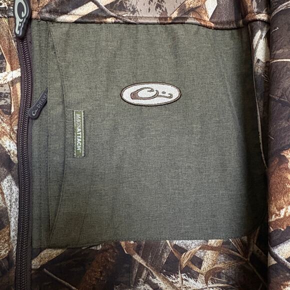 Drake Waterfowl Systems Camo Full Zip Hunting Jacket Realtree Max-5 2XL - Picture 4 of 13